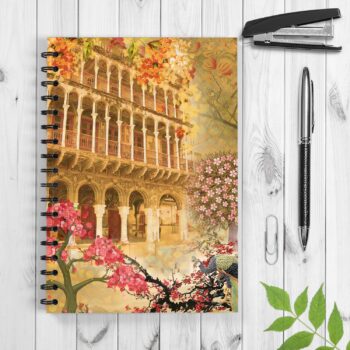 Historical Fort Themed Spiral Notebook