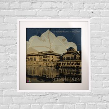 The Eastern Gateway of Rajasthan Art Print 12x12 Inches