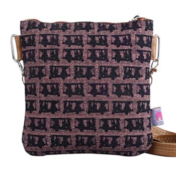 Auto Pattern Designer Canvas Sling Bag
