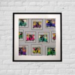 Farmed Taxis Collage Art Print 9x9 Inches
