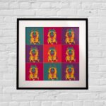 Quirky Taxis Collage Art Print