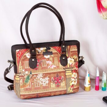 Shekhawati Haveli Motif Rustic Teacher Bag