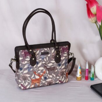 Forest Animal Print Teacher Bag