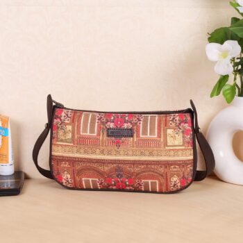 Ethnic Haveli Design Baguette Bag for Women
