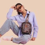 Nature-Inspired Print Chest Bag