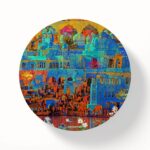 Pushkar Lake Round Table Coasters - Set of 6
