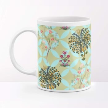 Garden of Shekhawati Coffee Mug – Floral Art Meets Everyday Utility