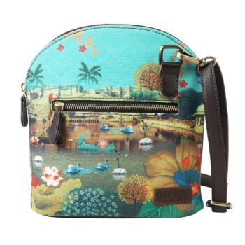 Beautiful Lakeside Handmade Crossbody Bag