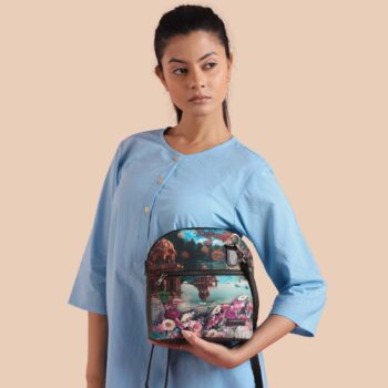 Floral & Palace Dome Trendy Women's Crossbody – Ethnic Art to Carry Daily