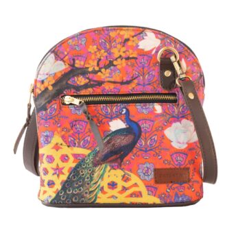 The Song of Peacock Crossbody Shoulder Bag – Peacock Art Sling for Women