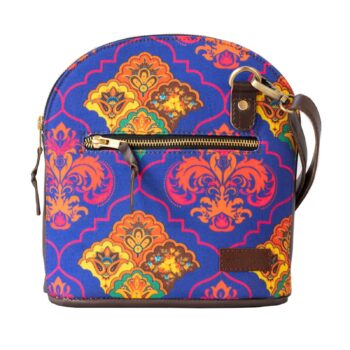 Printed Multicolour Crossbody Canvas Bag – Add a Pop of Color to Your Day