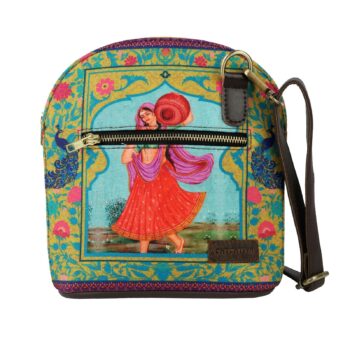 Matka Queen Cross Body Canvas Bag – Everyday Style with Royal Charm