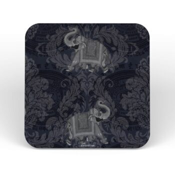 Jaipuri Ele/Hathi MDF Table Coasters Set of 6 Piece