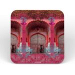 Flower on the Fort Table Coasters - Set of 6 Pc
