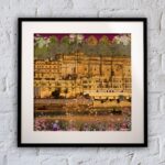 Maharaja Ka Mahal Framed Wall Art – Royal Rajasthani Palace Print