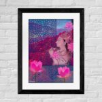 Maharani Wall Art – Framed Indian Royal Portrait for Living Room