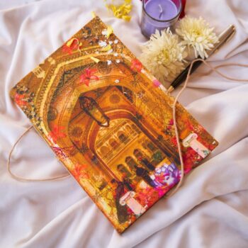 City Palace Recycled Handmade Notebook – Plain Paper Eco Diary