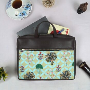 Shekhawati Garden Laptop Sleeve for Women – Elegant Heritage Protection