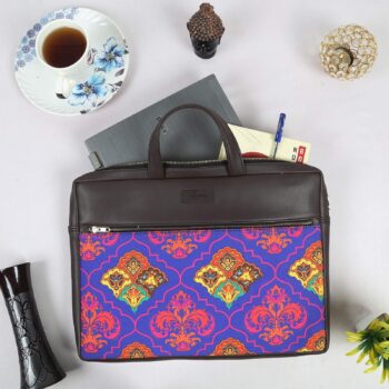 Multicolour Motif Designer Laptop Sleeve – Ethnic Art Meets Modern Utility