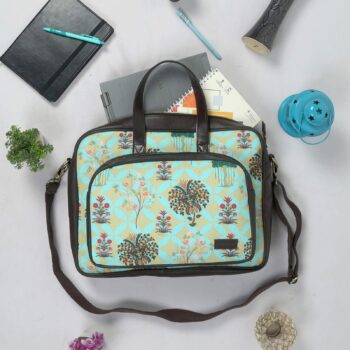 Garden Design Laptop Messenger Bag for Women