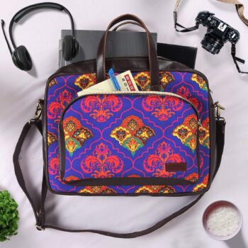 Shekhawati Deco Motif Laptop Bag – Traditional Charm Meets Modern Utility