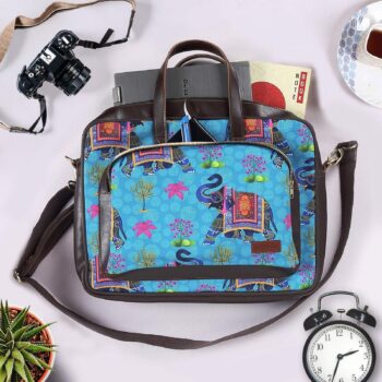 Royal Elephant Designer Laptop Bag – Bold Heritage, Daily Function