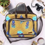 Peacock Motif Stylish Laptop Bag – Cultural Elegance for Work & Travel