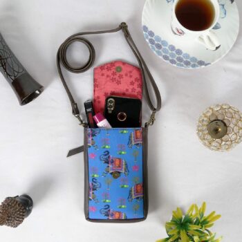 Royal Elephant Women's Mobile Sling Bag – Elegant & Ethnic Everyday Carry
