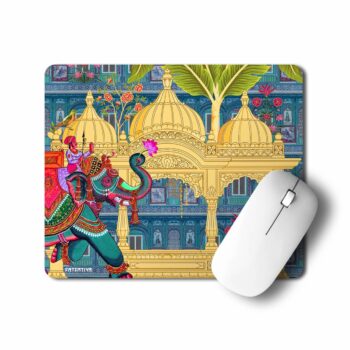 Evening Walk in Shekhawati Funky Mouse Pad