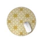 Rajasthani Jali Design Round Mouse Mat