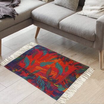 Step on Lava Recycled Plastic Rug – Durable, Bold & Eco-Friendly Carpet