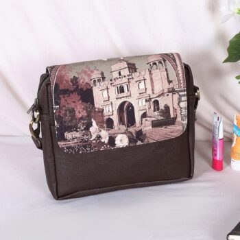 Vintage Haveli Art Sling Bag