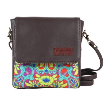 Multicolor Floral Print Sling Bag – Ethnic Elegance for Daily Use
