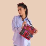 City Palace Door Art Small Sling Bag