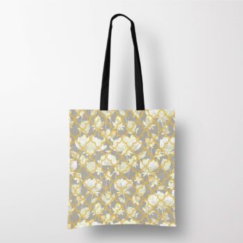 Shining Blossom Tote Bag – Shop Floral Canvas Tote for Daily Use