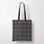 Dancing Elephanto Canvas Jhola Bag – Ethnic Elephant Art Tote by Fatfatiya
