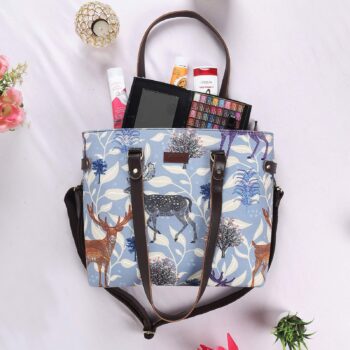 Handmade Deer Motif Stylish Office Bag – Tradition Meets Professional Style