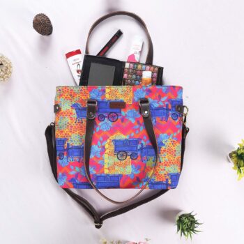 Horse Drawn Carriage Handbag for Women – Handcrafted Vintage Tote