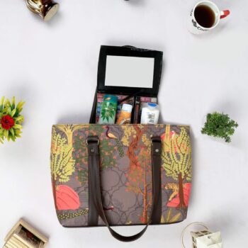 Royal Garden Canvas Tote Bag – Where Floral Art Meets Everyday Utility