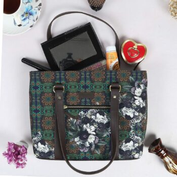 Flower Garden Print Side Tote Bag – Brighten Your Day with Every Step