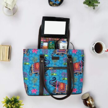 Royal Elephant Work Tote Bag – Heritage-Inspired Professional Style