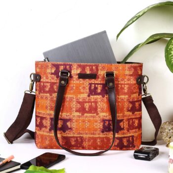 Auto Pattern Women’s Tote Bag – Artistic Handcrafted Canvas Bag