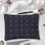 Grey Elephants Cosmetic Pouch